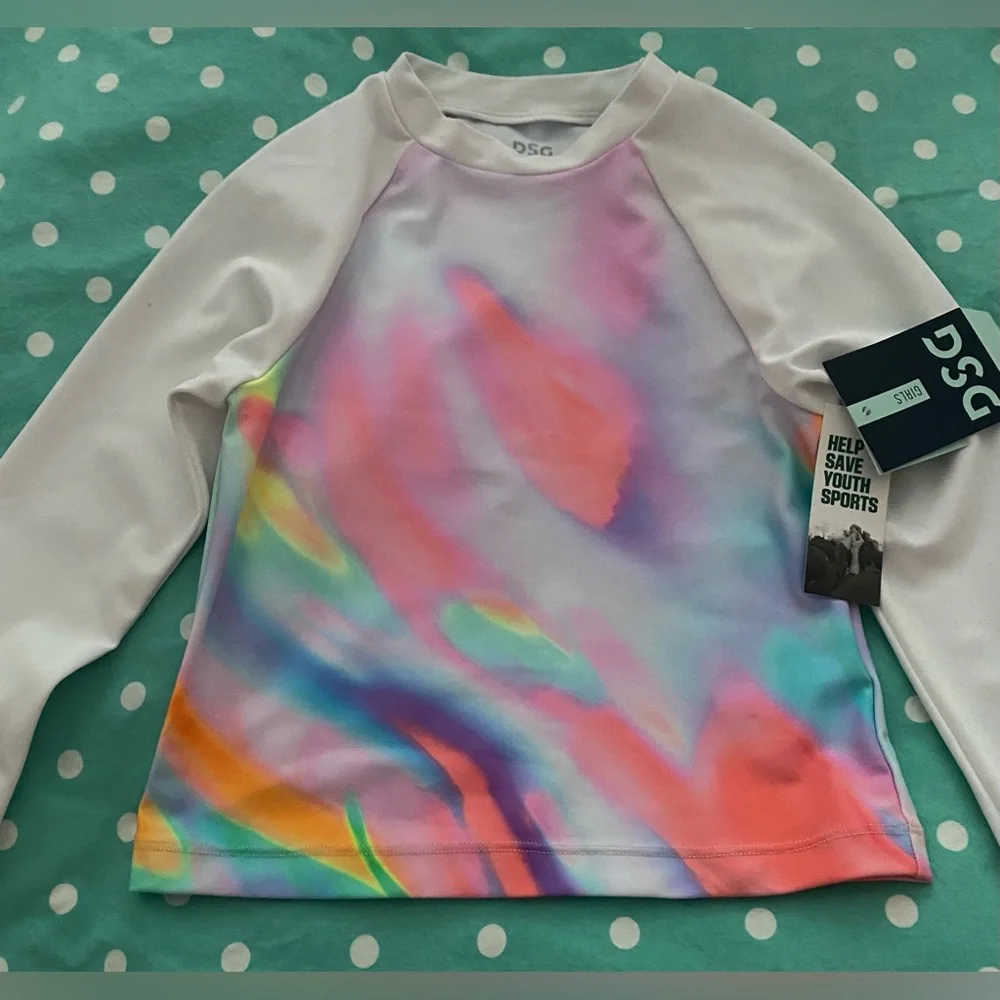 DSG Dick’s Girl’s Rash Guard XS (4-6) NEW - Picture 3 of 4